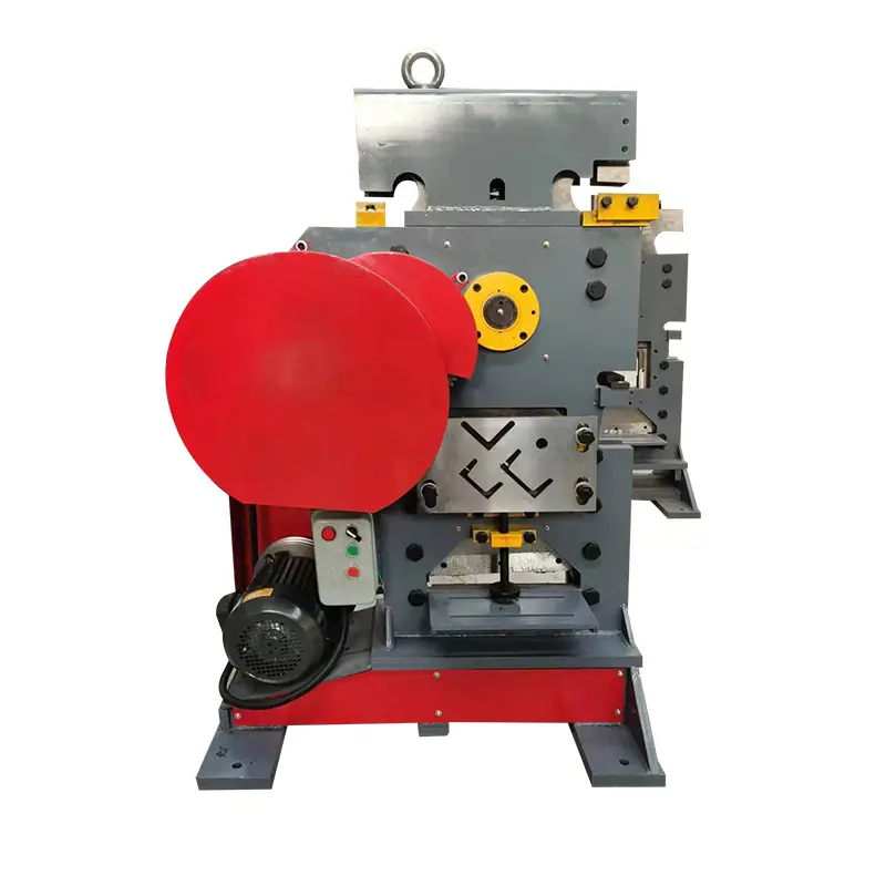 Multi Functional Hydraulic Press Metal Sheet Angle Steel Cutting Punching And Shearing Notching Machines