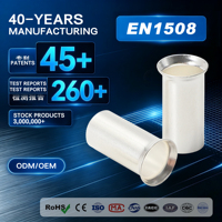 Cosses à sertir en cuivre non isolées EN1518 pour fils de calibre 14AWG et 8AWG – Connecteurs de terminaison pour fils de différentes tailles