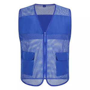 Chaleco de malla para niños, color verde frutal, con bolsillos, ropa para actividades al aire libre de verano para estudiantes de primaria - Product Image 3