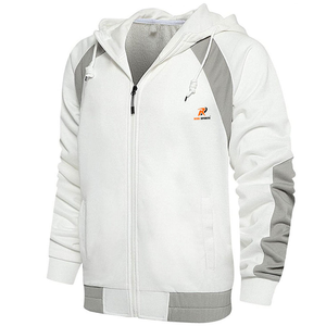 Spring <b>Men's</b> Slim Fit Woven Custom Logo Solid Tracksuit Pants Hoodie Breathable <b>Thermal</b> High Street Style Cotton/Polyseter - Product Image 2