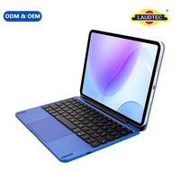 Clavier Magique en Aluminium en Gros pour iPad, Connecteur Magnétique 3 Broches, Pavé Tactile en Verre Effet Peau, 14 Touches Raccourcis, OEM ODM