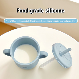 Gobelet d'eau en silicone personnalisé avec logo, 150 ml, design moderne, sans BPA, réutilisable, portable, OEM/ODM, pliable, pour les voyages - Product Image 3