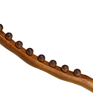 Nuevo rodillo de masaje de 8 cuentas de madera, herramienta de masaje de espalda, herramienta de terapia de raspado de acupuntura, masajeador de SPA corporal - Product Image 3