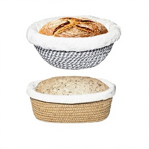 Factory Custom Round Sourdough Starter Fermenter Kit Factory Wholesale Cotton Eco-Friendly <b>Bread</b> Proofing <b>Basket</b> - Product Image 2