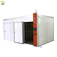 Incubateur tunnel à écran tactile PLC GFXT-57600 pour 57600 œufs d'oie/oiseaux, double processeur TI, moteur à économie d'énergie EMC, capteur de température importé, 99,8% de précision