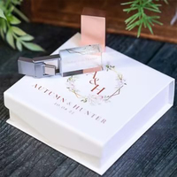 Acrylique Crystal USB Flash Drive design personnalisé logo8gb à 512gb disque flash 2 en 1 type C pendrive pour cadeau souvenir