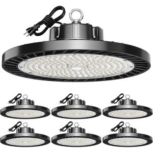 Luckitec UFO 100-200W สำหรับไฟไฮเบย์ LED แพ็ค6ชิ้นพร้อม IP65ปลั๊ก5000K CCT สำหรับโกดังสินค้า - Product Image 2