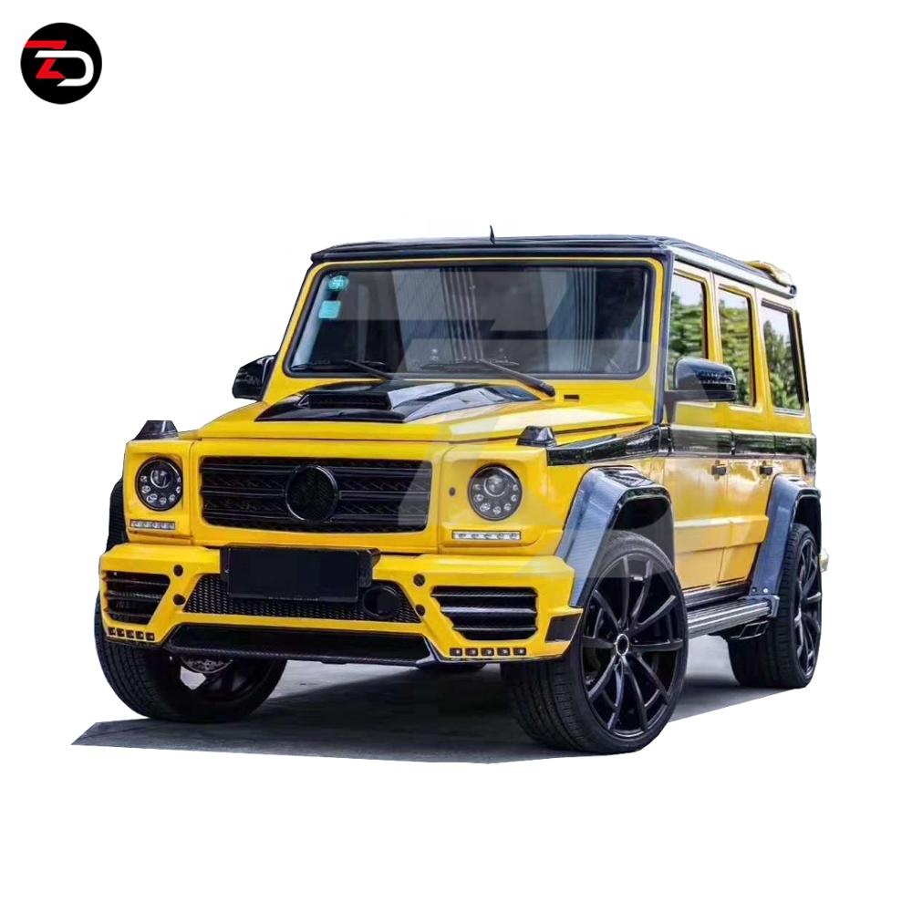 ชุดบอดี้คิท MY Style พร้อมฝาครอบกันชนบังโคลน,อะไหล่กระจังหน้าสำหรับ Mercedes G Class W463 G63 G55 G500 G550 G350