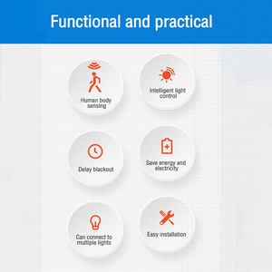 Tự động cơ thể con người hồng ngoại IR cảm biến giữ đèn LED bóng đèn E27 PIR phát hiện chuyển động tường giữ đèn ổ cắm AC110-240V - Product Image 6