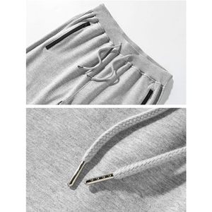 FOXA Pantalon de survêtement pour homme, bas ouvert, avec poches zippées, en polyester respirant, pour la salle de sport et les occasions décontractées - Product Image 2