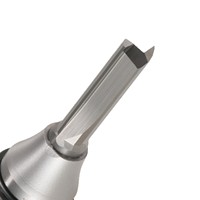Fraise à dégrossir et à tailler en carbure à double tranchant et à rainures droites Inspur TCT pour routeur CNC - Origine Chine Inspur A1