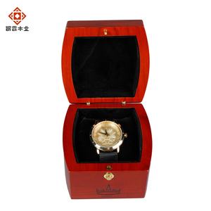Lusso personalizzato rosso Eco Friendly vernice singolo orologio da polso confezione <span class=keywords><strong>regalo</strong></span> scatola per orologi in legno di noce coppie scatola per orologi - Product Image 4