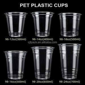Vasos Desechables de Plástico Transparente PP para Café, 500ml 700ml 90mm, con Logotipo Personalizado Impreso en Serigrafía, Resistentes para Bebidas Calientes/Frías, Té de Burbujas CJF - Product Image 6