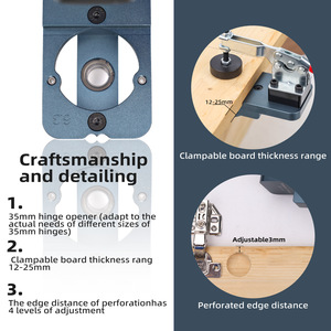 JL35-<span class=keywords><strong>A1</strong></span> Holzbearbeitung 35MM Scharnierloch-Öffner Türplatten-Scharnierstanzer Schranktür-Positionierer Holzplatten-Bohrer Made in China - Product Image 2