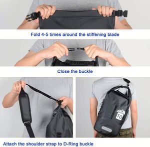 Bolsa Seca Inflable de PVC de 30l, Personalizada al por Mayor, Impermeable, para Actividades como Surf, Escalada, Mochila Casual de Moda - Product Image 6