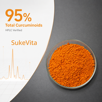 Extrait de Curcumine Liposomale à Haute Biodisponibilité en Poudre, Curcuminoïdes Solubles dans l'Eau, Complexe de Phospholipides, Matière en Vrac