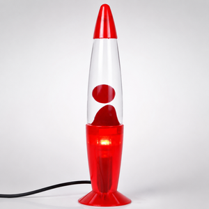 13 Zoll Rote Lava-Bewegungslampe E14 Stecker aus ABS-Material 168lm Dekorative Beleuchtung für Schlafzimmer Ambiente-Beleuchtung - Product Image 2