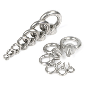 Écrous à œil en acier inoxydable Zhan Zheng M6 M8 M10 M12 M14, anneaux de levage, quincaillerie marine - Product Image 4