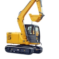 Promo Panas XE80C Excavator Mini 7.46 Ton, Bucket 0.3m³, 53.8kW, Mesin Penggali Kompak untuk Proyek Konstruksi Kecil dan Proyek Lanskap