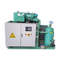 380V 3hp 4hp 5hp 6hp 7hp 8hp 10hp 12hp 20hp lemari pendingin ruang dingin penyimpanan industri lemari es Mini kompresor Vortex