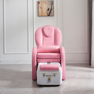 Sillón de Pedicura con Cojín Grueso y Cómodo, Reposabrazos Desmontable para Manicura, Sofá Reclinable para Pedicura, Bañera Rodante para Pies - Product Image 5