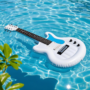 36,6 pulgadas PVC inflable <span class=keywords><strong>Rock</strong></span> Star <span class=keywords><strong>guitarra</strong></span> Correa Navidad golpe <span class=keywords><strong>guitarra</strong></span> juguete para chico carnaval boda cumpleaños fiesta decoración personalizada - Product Image 2