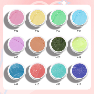 HONEY GIRL Gel de Sculpture 3D pour Ongles 12 Couleurs, Gel de Peinture pour Dessin Floral, Design d'Art des Doigts, Gel de Gravure d'Ongles, Marque Privée - Product Image 2