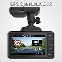 Caméra embarquée VIEVGUARB T6A avec GPS, enregistrement en boucle, contrôle par application, grand angle, écran IPS