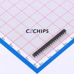 PZ200-1-20-Z-C Pin Header Through hole Component (THT),P=2mm Connector 1x20P 2mm 2.54mm Round Pin - Product Image 1