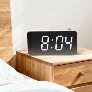 Многофункциональные светодиодные часы, электронные часы-зеркало, цифровой будильник, светодиодные электронные часы-будильник - Product Image 3