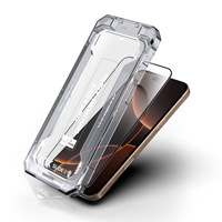 Protection d'écran en verre trempé double HD plaqué pour iPhone 17 16 15 14 13 12 11 Pro Max 17, avec kit anti-poussière