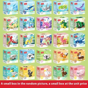 9103 10 in 1 grosir blok bangunan edukasi anak-anak kompatibel untuk Lego hewan Granular laut serangga dunia - Product Image 6