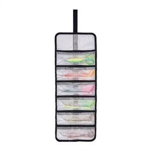 <b>Roll</b> up Fishing Lure Wraps Lure <b>Bag</b> 6 Pocket PVC Protective Cover Saltwater Hook Covers Lure Bait Protector - Product Image 2