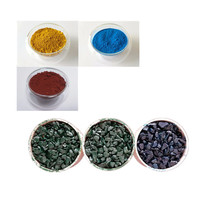 Pigment en poudre de couleur 130 fe229, 0,2mm, oxyde de fer rouge, usine