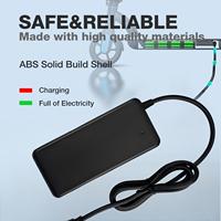 Chargeur de batterie lithium 48V direct usine, 54,6V 2A, pour trottinette électrique, vélo électrique, scooter de mobilité, adaptateur d'alimentation