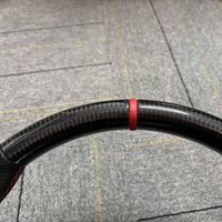 Volant de direction en fibre de carbone pour Mercedes Benz Cls 350 W157 W218 W219 W257 53 63 A45 a 45 W176 W177 Amg