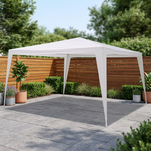 Pergola Smontabile Bianca, 3x3 metri - Product Image 2