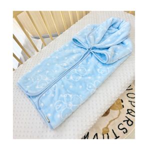 Sacs à langer pour bébé avec bouton, langes pour nouveau-nés, sac de couchage durable pour nouveau-né - Product Image 4