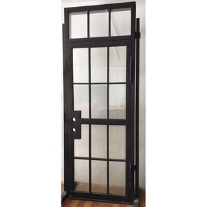 Double porte feuille antivol nouveau fer gril fenêtre porte conceptions rupture thermique - Product Image 1