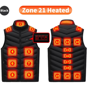 Có Thể Sạc Lại Mùa Đông Nước Nóng Vest Cho Nam Giới Nước Nóng Áo Khoác Cho Có Thể Giặt Điện Trọng Lượng Nhẹ Nước Nóng Áo - Product Image 2