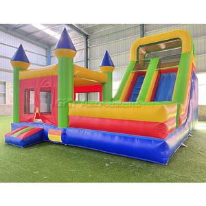 Château gonflable à prix avantageux, qualité commerciale, château gonflable pour adultes, combo toboggan à acheter - Product Image 2