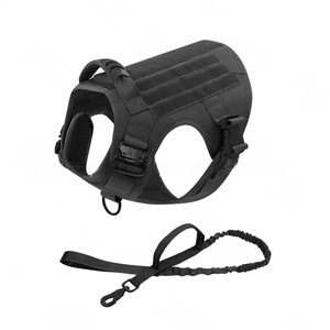 Arnés Táctico Personalizado de Nailon para Perro, Estilo Casual, Chaleco de Nailon para Perro Grande, Conjunto de Arnés y Collar para Mascotas, Venta al por Mayor - Product Image 2