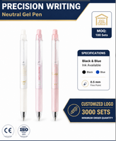 Stylo Gel Effaçable 0,5 mm Encre Bleue Rouge Noire Plastique & Caoutchouc Économique Pour Bureau & École Marque TW Directement de l'Usine de Yiwu