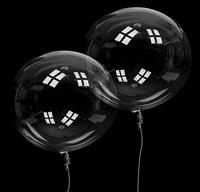 Ballons Bobo en hélium de 24 pouces, gros ballon transparent pour décoration de fête de Noël, de mariage, d'anniversaire