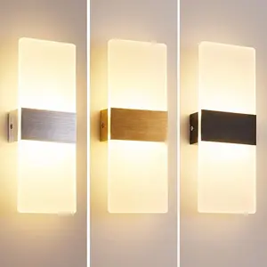 6W Lamps Indoor Wall Light Led LED Wall Lamp Custom Laser Mark Custom Acrylic Lamp Goods Interior Decorative Light