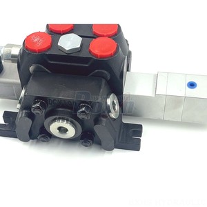 วาล์วไฮดรอลิกแบบหลายทาง Dcv100 100 ลิตร/นาที 350 บาร์ Sae 12 พอร์ต ควบคุมด้วยลม 6 ทาง ทำจากเหล็กหล่อ - Product Image 4