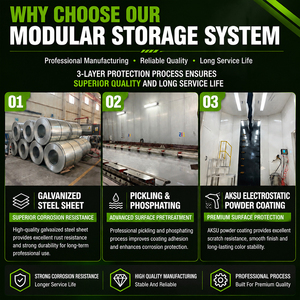 Gabinete <span class=keywords><strong>de</strong></span> Herramientas Modular <span class=keywords><strong>de</strong></span> Acero Personalizable, Combinación <span class=keywords><strong>de</strong></span> Almacenamiento para Taller y Garaje con <span class=keywords><strong>Banco</strong></span> <span class=keywords><strong>de</strong></span> <span class=keywords><strong>Trabajo</strong></span> Metálico, Compatible con OEM - Product Image 2