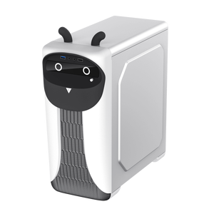 Dễ Thương Owl Bk Nhà Máy Tùy Chỉnh Trắng Giữa Tháp Chơi Game PC Trường Hợp Matx Tủ Máy Tính Với RGB Fan Nhôm Hợp Kim Trong Kho - Product Image 5