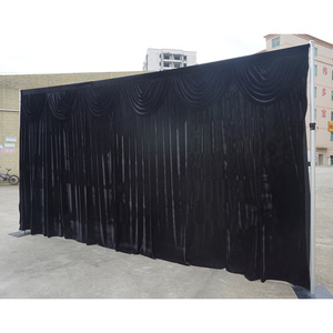 Stand portátil de aluminio para exhibiciones con estructura de tubos y telón de fondo. - Product Image 4