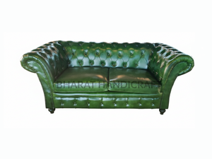 Sofá de Dos Plazas con Alas, Diseño Elegante Tapizado, Respaldo Alto Cómodo, Reposabrazos con Alas, Elegante y Duradero, Perfecto para la Sala de Estar - Product Image 5